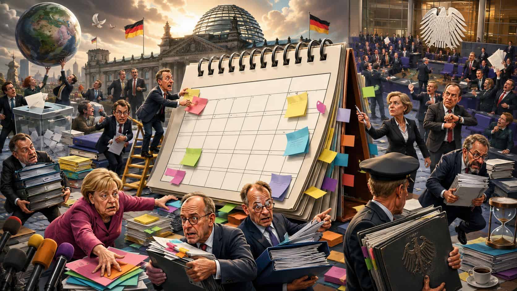 Der amtliche Kalender der politischen Überforderung